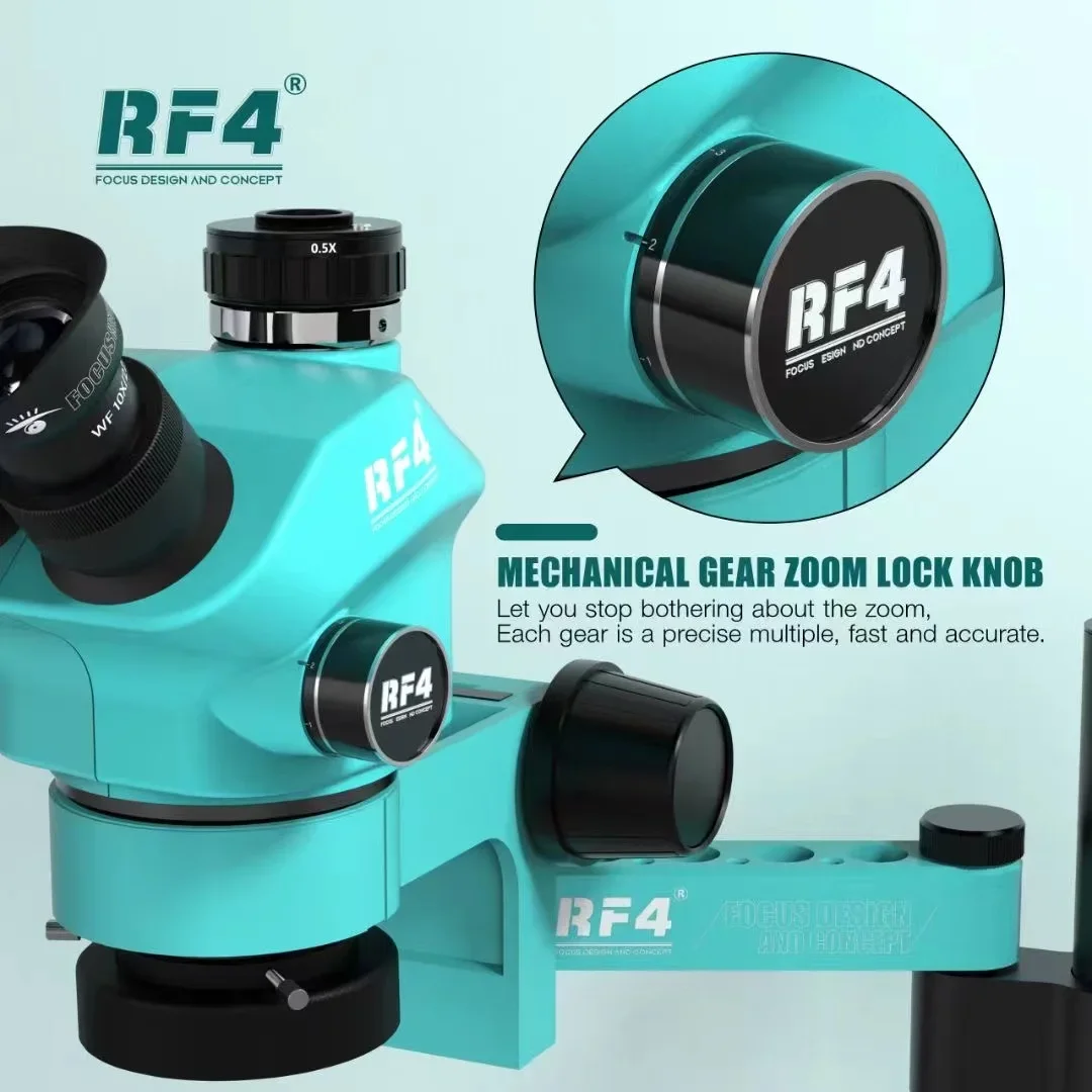 Electronics Repair Degree - 2025RF4 Микроскоп RF-7050pro- FO19 Вращающийся на