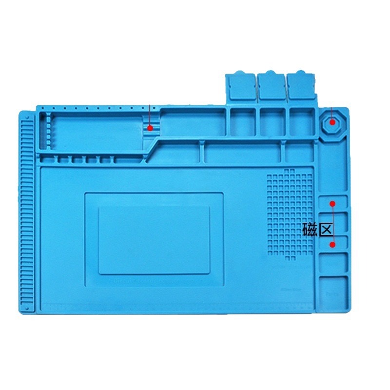 Electronics Repair Workbench - Магнитный силиконовый коврик для ремонта электроники,