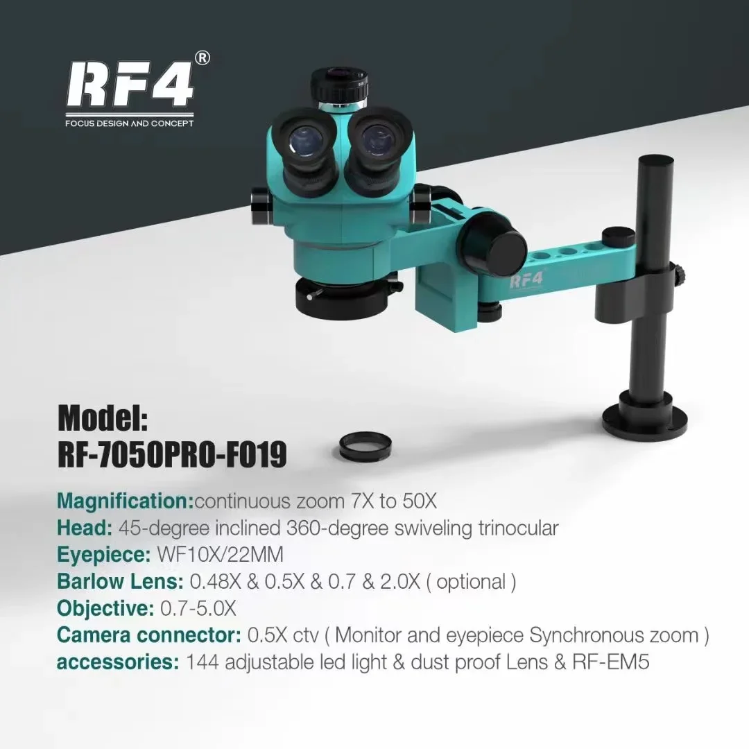 2025RF4 Микроскоп RF-7050pro-  – обзор и цена Electronics Repair Degree