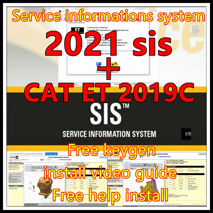 2021 SIS + 2019 C Cat ET 2021  – обзор и цена Electronics Repair Technician
