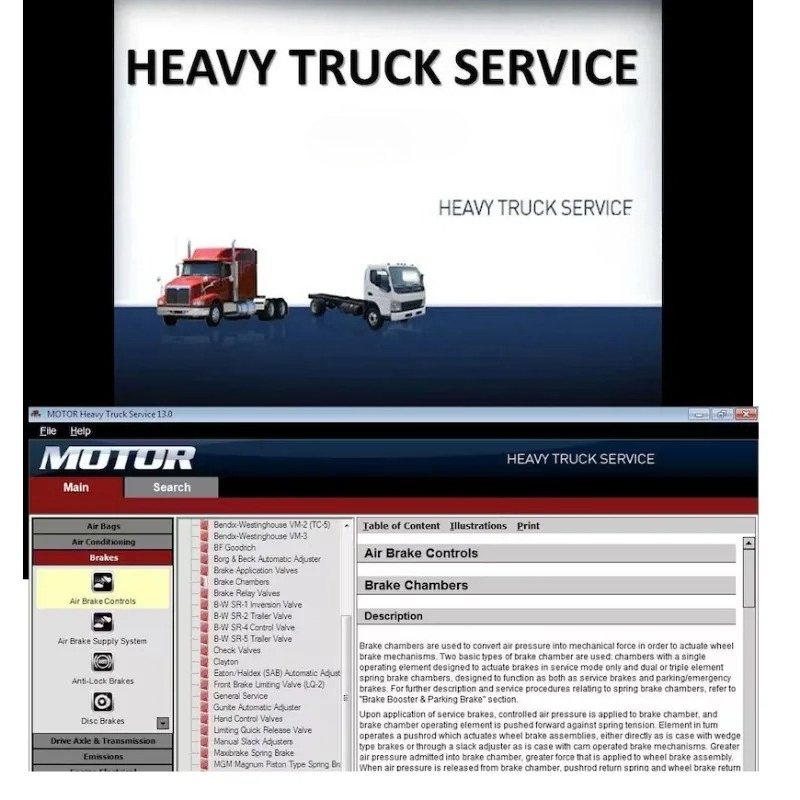 MOTOR Heavy Truck Service V19  – обзор и цена Electronics Repair Service